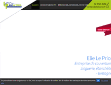 Tablet Screenshot of elielepriol.fr